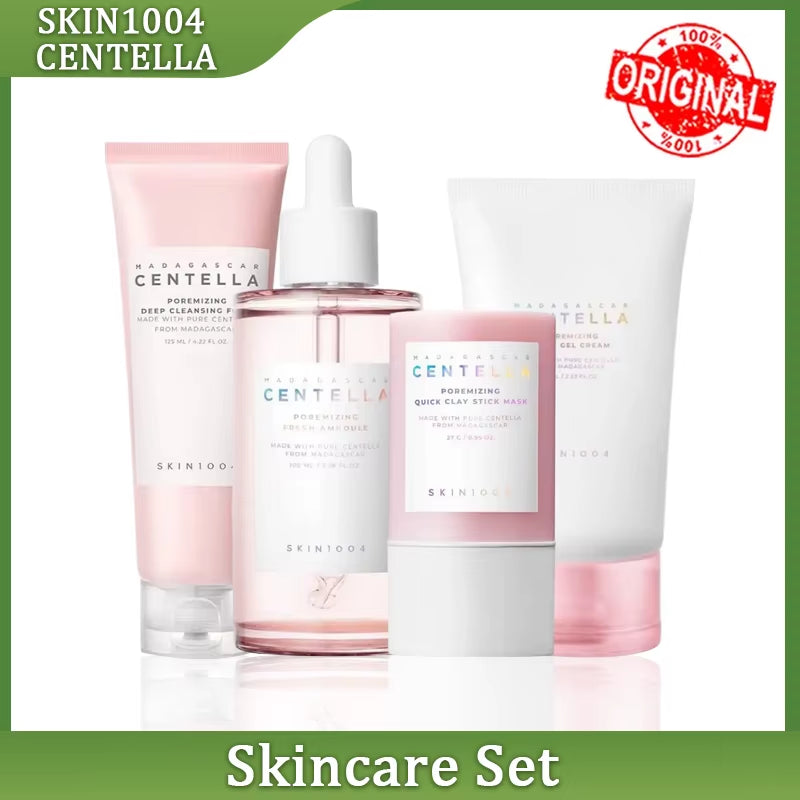 Centella Asiatica Toner Cleanser Facial Serum Cleansing Oil & Moisturizer Skincare Set Original Products