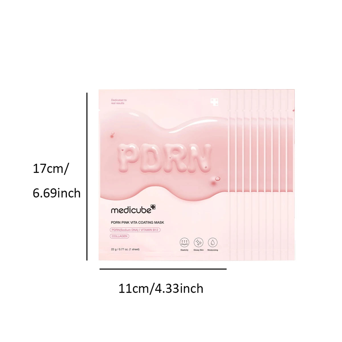 Salmon DNA PDRN Pink Vita Coating Sheet Mask 10Ea,Hydrogel Sheet Technology,Korean Skincare,K-Beauty,Korean Makeup
