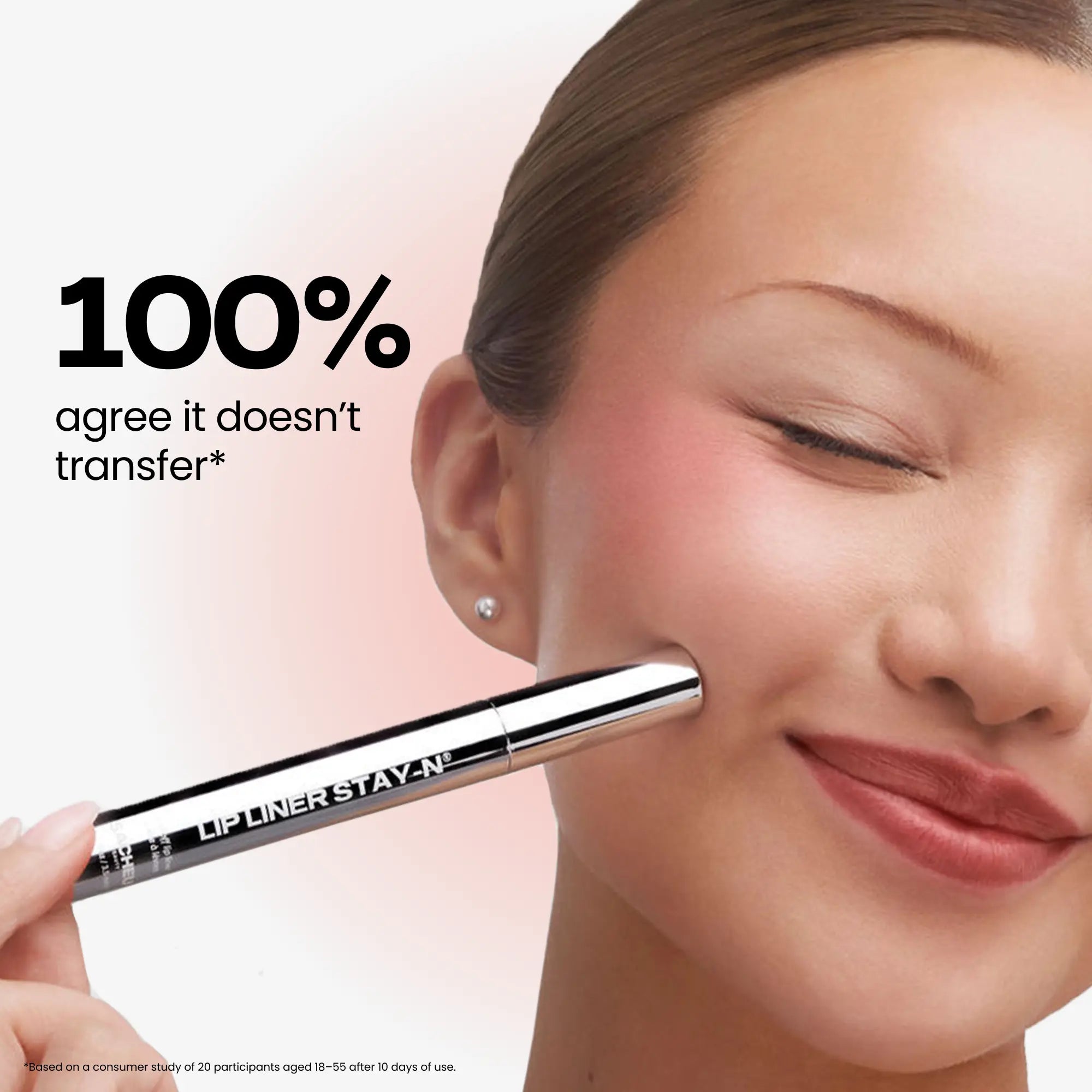 LIP LINER STAY-N - Peel-Off Lip Liner Stain - All Day & Night Lipliner with Hyaluronic Acid & Vitamin E - Long Lasting Formula - 0.12 Fl Oz / 3.5 Ml
