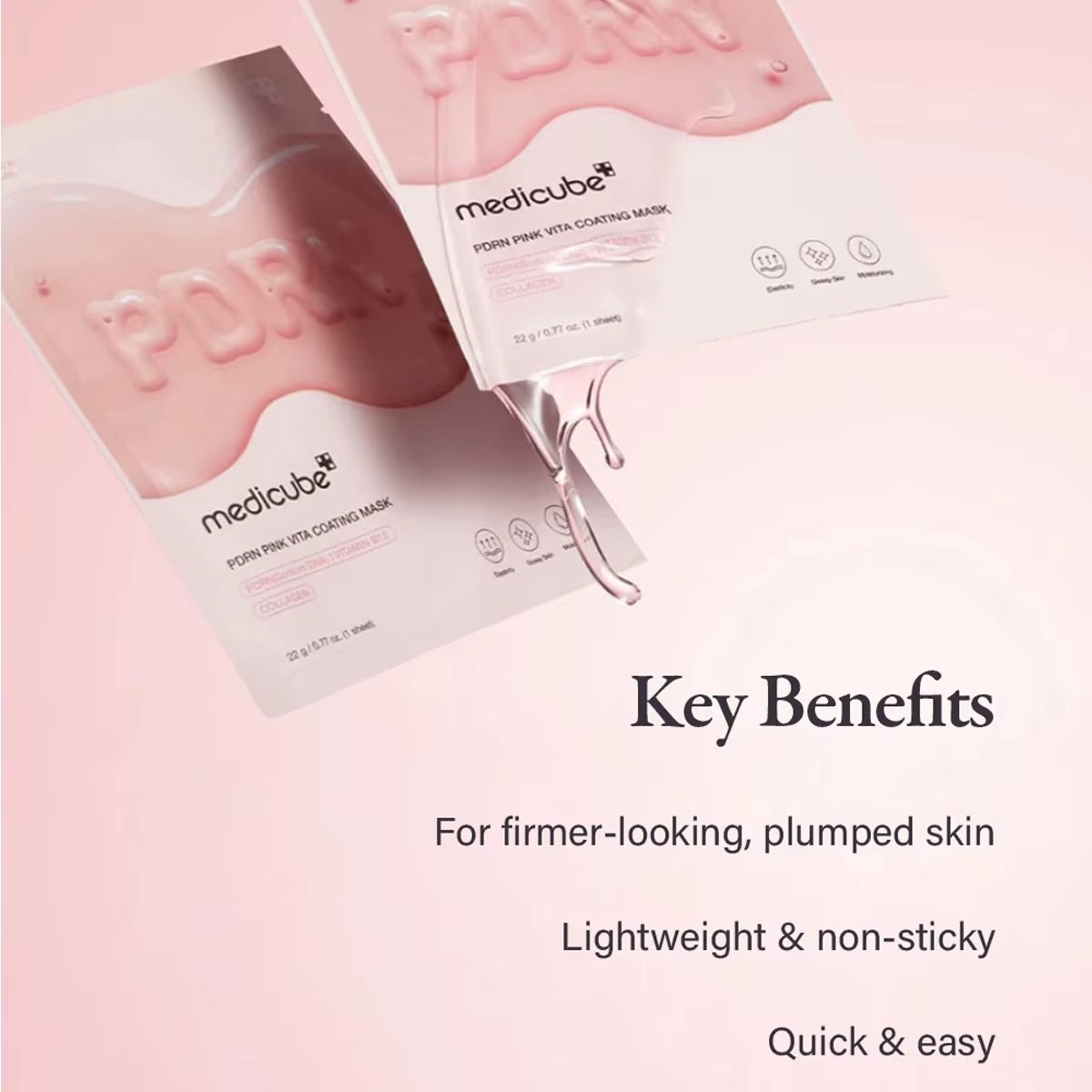 Salmon DNA PDRN Pink Vita Coating Sheet Mask 10Ea,Hydrogel Sheet Technology,Korean Skincare,K-Beauty,Korean Makeup