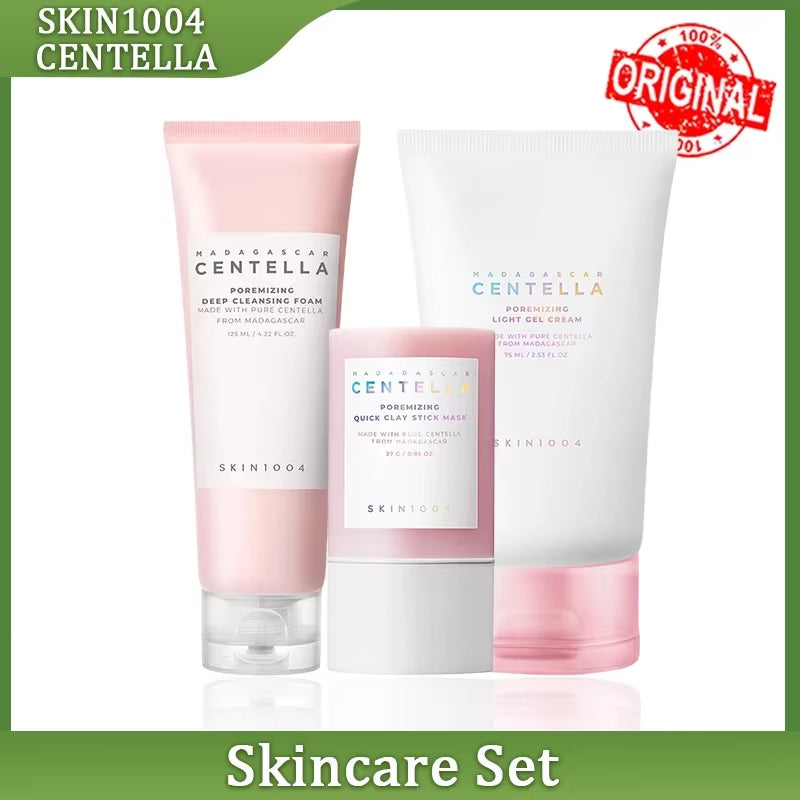 Centella Asiatica Toner Cleanser Facial Serum Cleansing Oil & Moisturizer Skincare Set Original Products