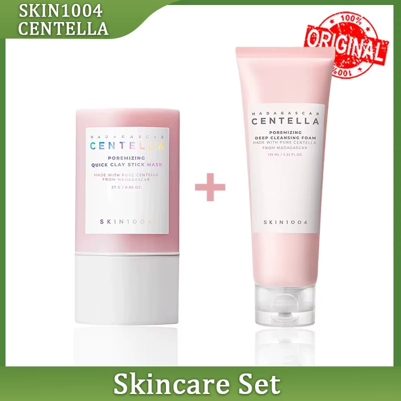 Centella Asiatica Toner Cleanser Facial Serum Cleansing Oil & Moisturizer Skincare Set Original Products