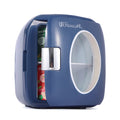 Uber Chill XL 9 Liter 12-Can Retro Portable Mini Fridge Thermoelctric - Navy Blue